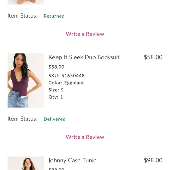 NWT Free People “Keep It Sleek” Intimately Bodysuit Purple Eggplant Color - Picture 7 of 7